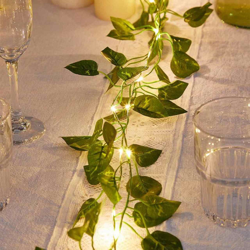 LUMI® - Folhas Artificiais Com Luzes LED - Decorações, Festas, Casamentos - Frete Grátis