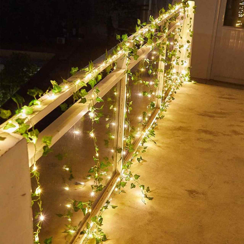 LUMI® - Folhas Artificiais Com Luzes LED - Decorações, Festas, Casamentos - Frete Grátis
