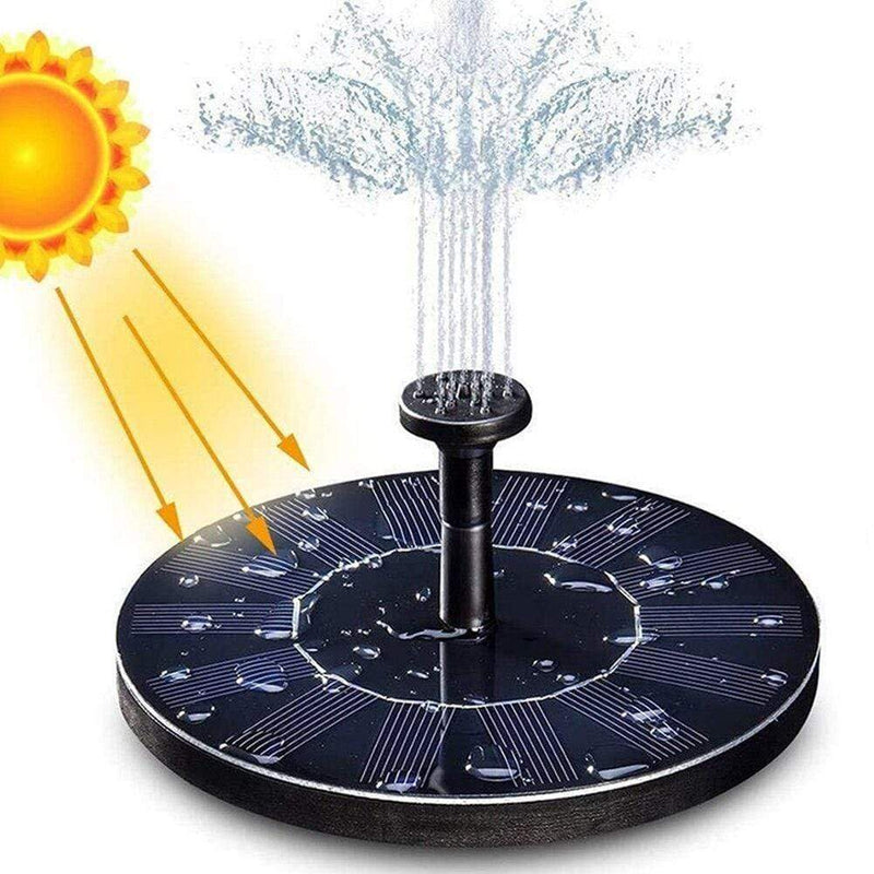 Mini Fonte Solar Flutuante